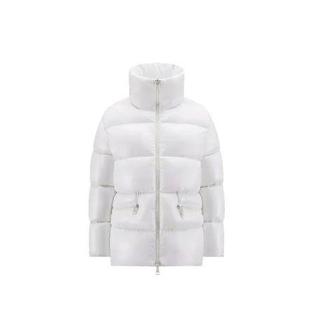 Moncler Pre-owned Pre-owned Nylon outerwear , Wit , Dames , Maat: L Vintage Jassen