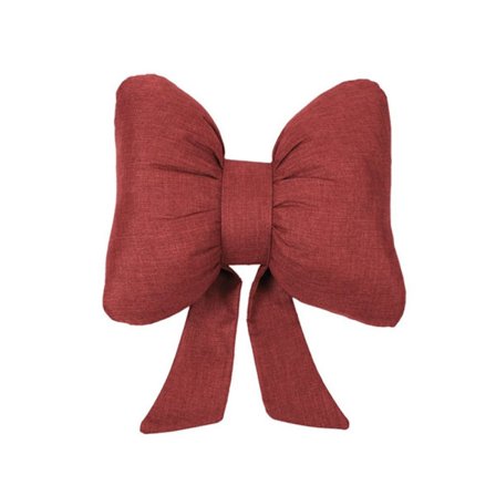 Auton niskatyyny rusettikaulatyyny PUNAINEN ISTUINTYYNY