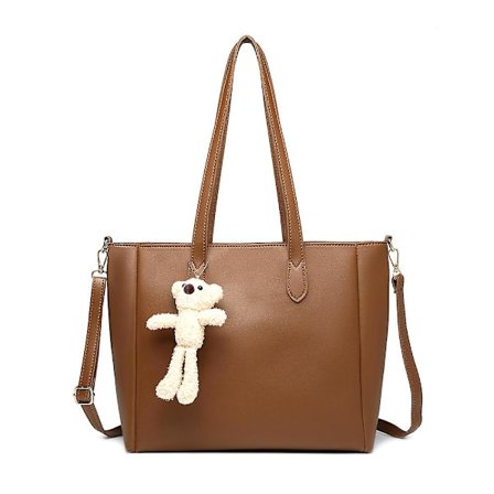 Populær stor taske efterår og vinter ny blød læder tote taske skulder taske