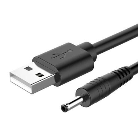 USB-DC 3,5 mm virtajohto 5 V laturikaapeli tynnyrikaapeli pikalukitus HUB USB-tuulettimen lampun pyöreän reiän sovittimelle kestävä
