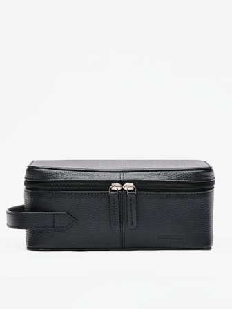 John Henric Men's Schwarze Kulturtasche Size Onesize