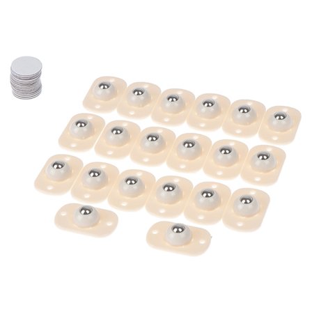 20st självhäftande hjul, soptunna hjul 360° rotation