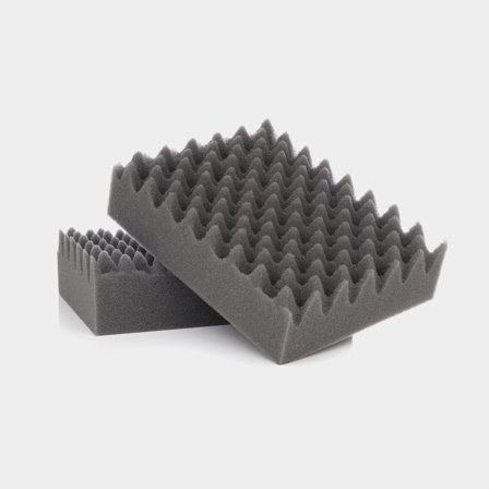 Vaskesvamp SGA MQ, 20 x 14.5 cm, vaflet