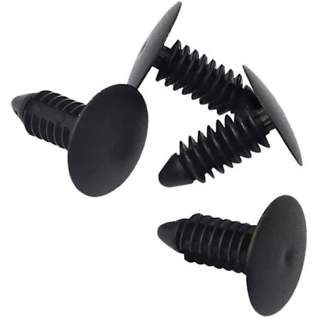 4 Kofangerpropper Forreste Nummerplade Hulafdækning, Nyt 6-7mm Hul [DB]