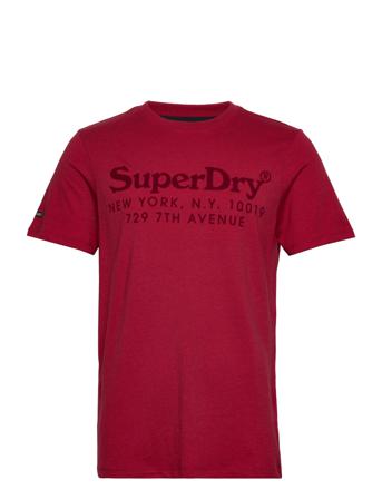 Vintage Venue Tonal Tee T-shirt Rød Superdry