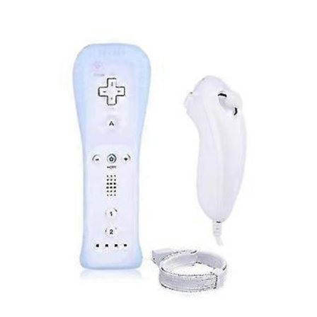 Vit Wii Remote-handkontroll för Wii och Wii U-konsol