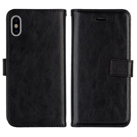 Praktiskt Plånboksfodral För Iphone X/xs Från Floveme Svart