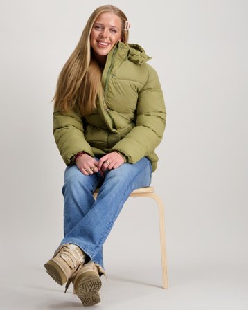 Scotch & Soda Oversized lightweight puffer jacket Grøn Jakker Pige - Kids Brand Store