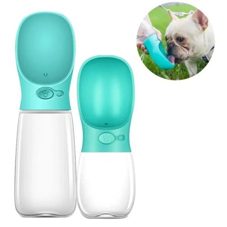 550ml Bärbar Hund Vatten Flaska Skål