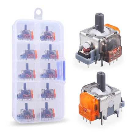 TMR Hall-joystick för PS4, 10-pack - Ersättningsjoystick med låg strömförbrukning för PlayStation 4-kontroller