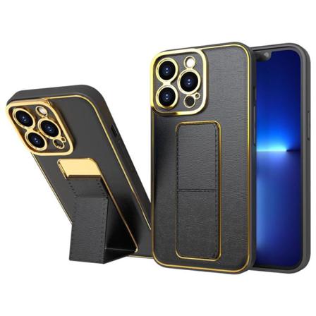 iPhone 12 Skal Kickstand - Svart