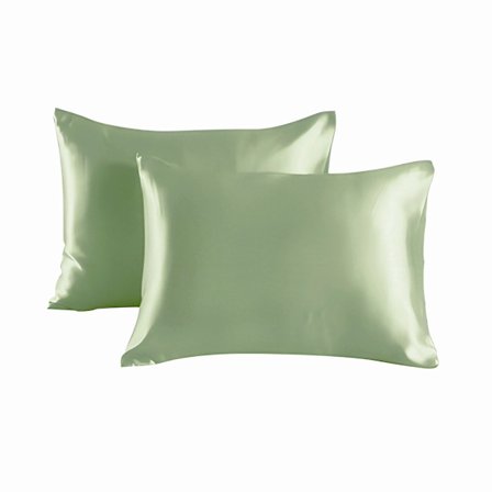 Satin pudebetræk - Pudebetræk - 50 x 66cm - 2-pak