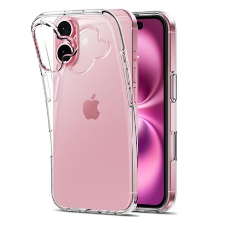 Til iPhone 16 Transparent Cover Tyndt Transparent Silikone Gel Cover (Transparent)