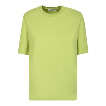 The Attico, round-neck T-shirt Zielony, Kobieta, Rozmiar: M