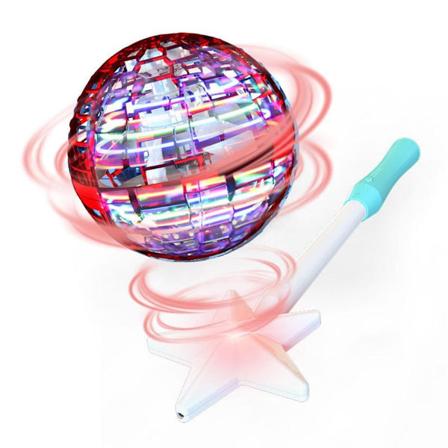 Induksjonsomfang Flygende roterende leker LED lysende dekompresjonsleke UFO flymaskiner flygende ballleke