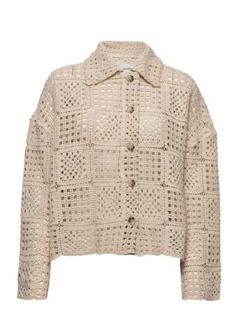 Bridget Jacket Långärmad Skjorta Beige HOLZWEILER