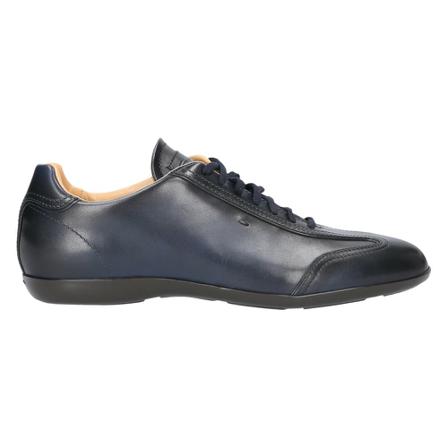 Santoni - Sneakers - Blå - Herr - Storlek: 40 1/2 Eu, Herr, Storlek: 40 1/2 EU