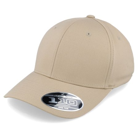 Flexfit - Beige adjustable Lippis - Khaki 110 Adjustable @ Hatstore
