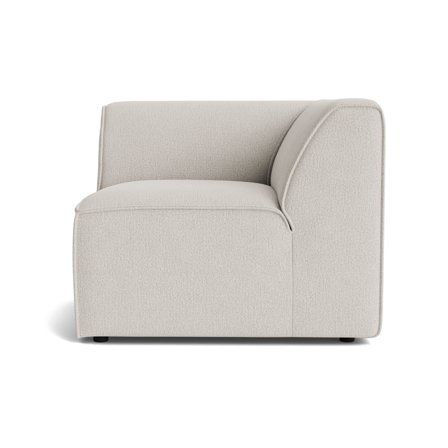 Porto Hjørnemodul - Sneak Råhvid Sofa - 92x92x70cm - Komfortabel & Rummelig - Del af Porto Sofa System - Perfekt til Afslapning i Stuen