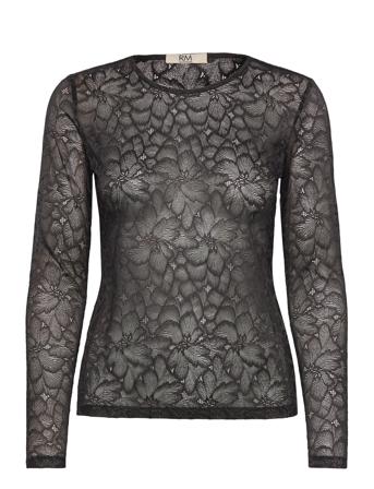 Rmwabigail Ls Top Black RM By Rosemunde