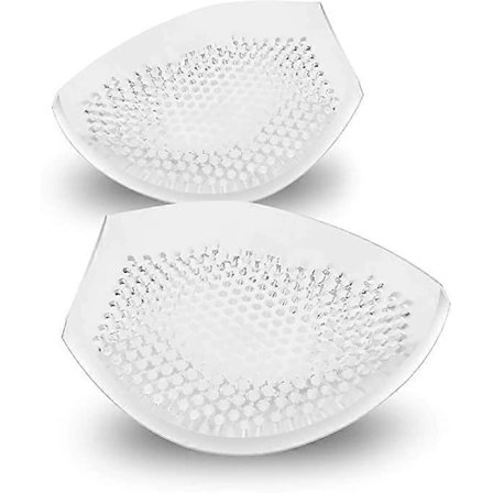 Silikon BH-innlegg og brystforsterkere, øk din cupstørrelse, pustende, gjenbrukbare, 1 par