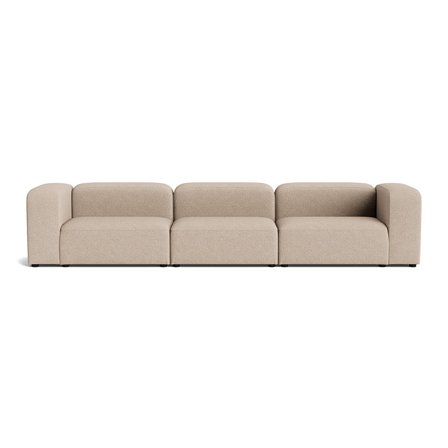 Milo XL 3 personers sofa - Loop Beige - 360x100x72 - Sofa, 3 personers sofa