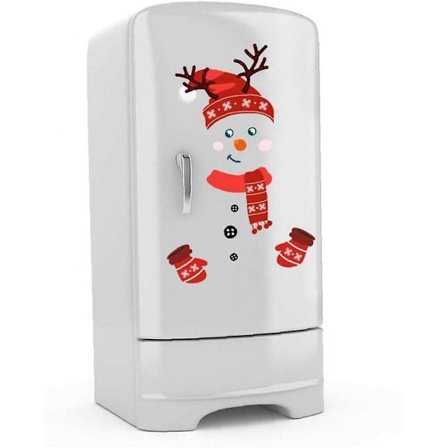 Juleklistermærker DIY Køleskabs klistermærker Køleskabs klistermærker Klistermærker til Køleskab Garageport Vindue Jul Julefest Dekoration Tilbehør