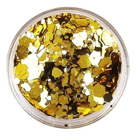 Negleglitter - Mix - Guldfeber - 8ml - Glitter