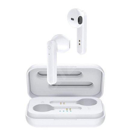 TWS BT 5.0 Stereo Hörlurar med laddbox HAVIT - Vit