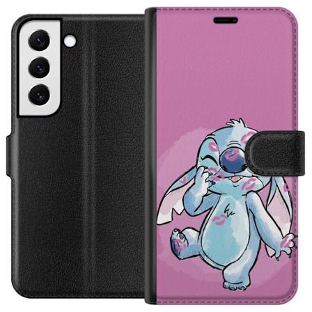 Samsung Galaxy S22+ 5G Tegnebogsetui Stitch Puss