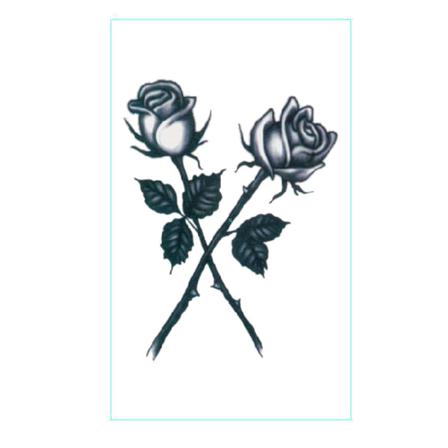 20st Joker Tattoo Stickers, Vattentät Tatuering, 5,8*9,8cm