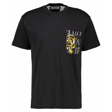 Versace Jeans Couture - T-shirts - Svart - Herr - Storlek: M, Herr, Storlek: M