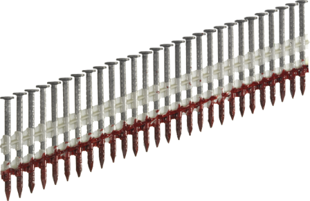 Senco GB55ASB4W Stavspiker Ø2,8 x 65 mm, hugget, 17°, 500-pakning, Innfesting