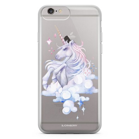 Bjornberry Skal Hybrid iPhone 6/6s Plus - Vattenfärg Enhörning