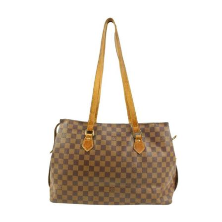 Louis Vuitton Vintage, Pre-owned Canvas louis-vuitton-bags Bruin, Dames, Maat:ONE Size