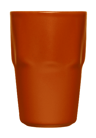 Iittala Solare Mugg 0,3L Terracotta Glas Orange 0,3 L
