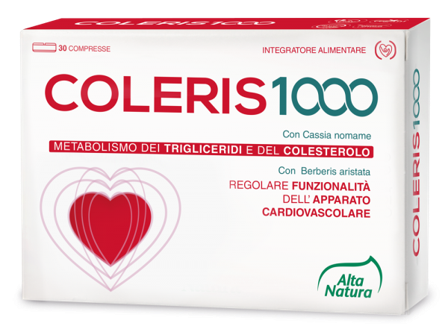 Coleris1000 30 Compresse - Integratore Colesterolo Naturale
