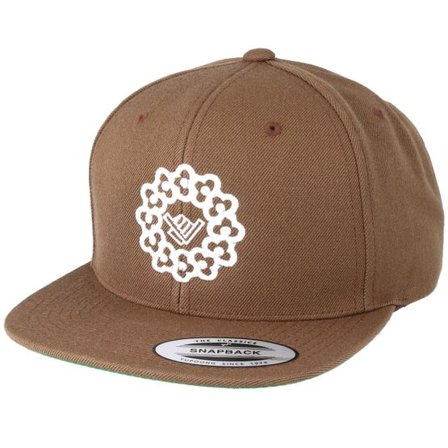 Xaka - Brun snapback Keps - Necklace Light Brown Snapback @ Hatstore