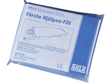 AKLA Räddningsfilt - Lyreco - Skyddsutrustning - Första Hjälpen - Räddningsfiltar
