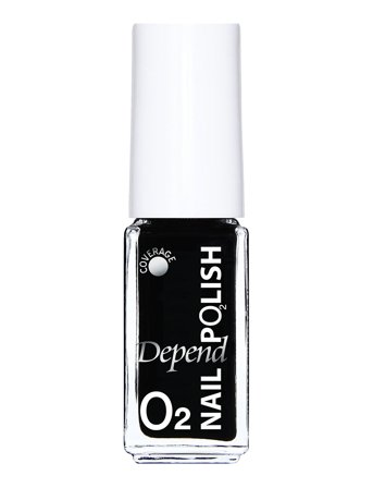Depend Cosmetic Minilack Oxygen Färg A039 - Black - 5 ML