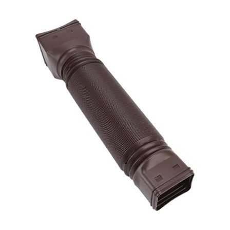 Uttrekkbar nedløpsrørsforlenger dreneringsrør for takrenne, brun nedløpsrørsforlengelse