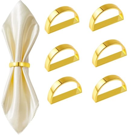 Serviettringer metallholder GULL