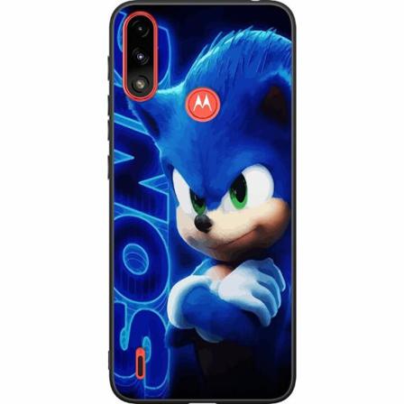 Motorola Moto E7i Power Svart Skal Sonic The Hedgehog