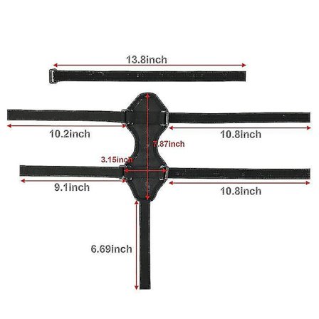 Fästrem Mountainbike flaskbur krok och ögla golfvagn högtalare med
