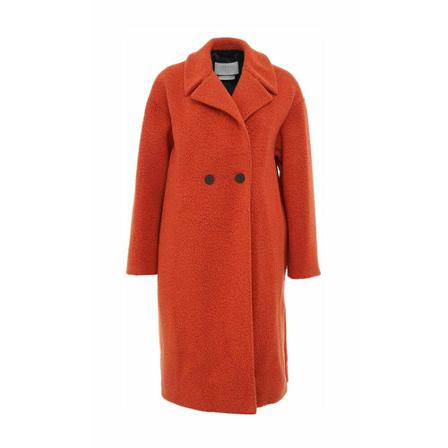Harris Wharf London, Double-Breasted Oversized Coat Rood, Dames, Maat:M