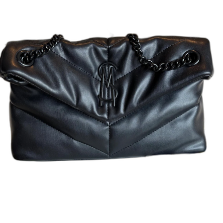 Svart quiltad axelväska Steve Madden