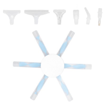 Multi Link Diamantmaleri Pen 6 Plastikspidser Blå DIY Aluminium Legering Multi Point Boreværktøj