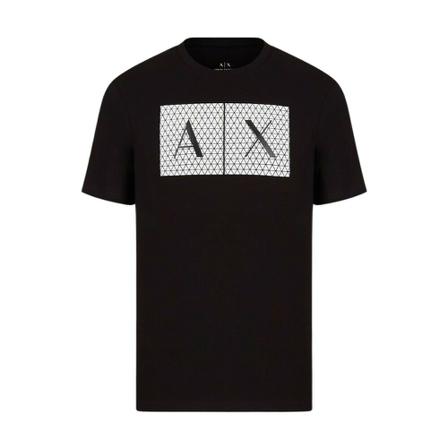 Armani Exchange, T-Shirts Zwart, Heren, Maat:XL
