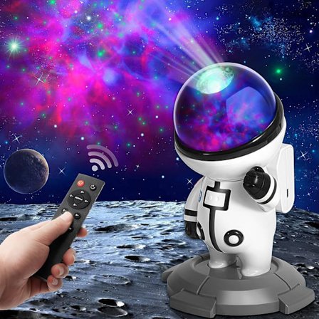 Astronaut Galaxy Nattlys Projektor Stjerneklar Himmel Projektorlampe