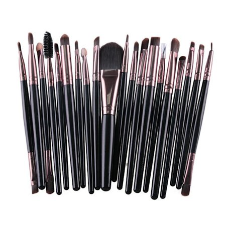 0st Sminkborstar - makeup brushes - Roséguld